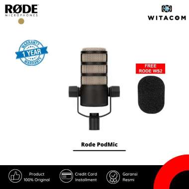 WITACOM - Rode PodMic Dynamic Podcasting Microphone - Original Black