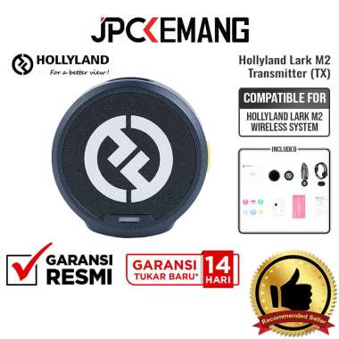 JPC KEMANG Hollyland Lark M2 Combo Type C Lightning Duo Wireless Microphone Dual Mic Camera HP GARAN