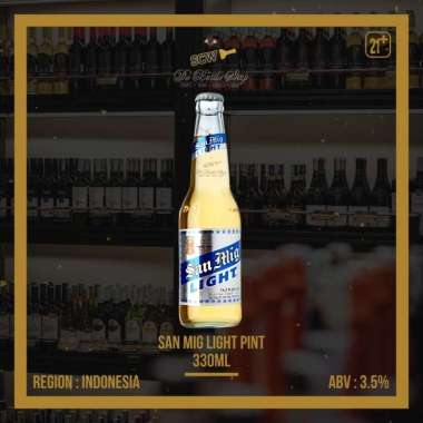 SAN MIG LIGHT PINT 330ML (21+) 1 PINT