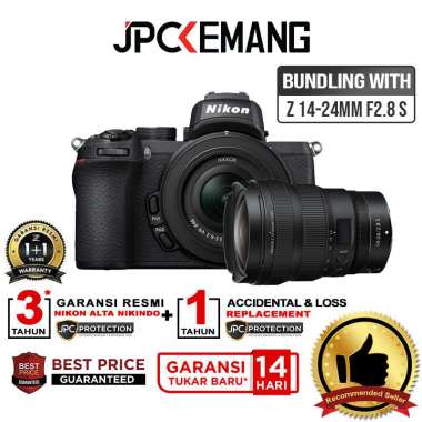 JPC KEMANG Nikon Z50 Kit Nikon Z 50 Kit 16-50mm GARANSI RESMI +Z 14-24mm f2.8
