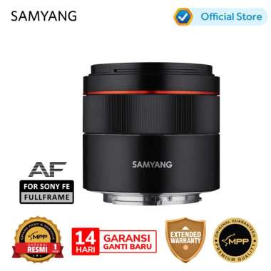 Samyang AF 45mm F1.8 FE Lensa Kamera BLACK