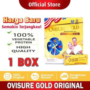 Ovisure Gold Milk Original USA Sachet Susu Kesehatan Tulang Sendi Mencegah Osteoporosis Pengeroposan
