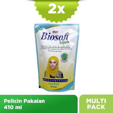 Yuri Ocean Fresh Biosoft Hijab Pelicin Kain Halus [410 mL] isi 2 Pcs