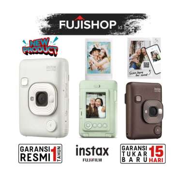 Fujifilm Instax Mini LiPlay / LiPlay+ Kamera Printer Smartphone Garansi Resmi Liplay+ Beige