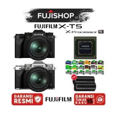 Fujifilm XT5 Kit 16-80mm Fujifilm X-T5 XF16-80mm Garansi Resmi Reguler Silver