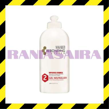 MAKARIZO Rebonding System Neutralizer 500gr STEP 2 Netral Milky Gel Smoothing Rambut Collagen RS STE
