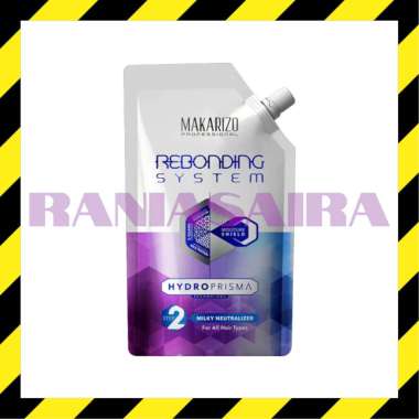 MAKARIZO Professional Rebonding System Hydroprisma 500ml STEP 1 Pelurus Smoothing Straightening HYDR