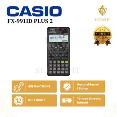 CASIO FX-991 ID Plus 2 Kalkulator BLACK