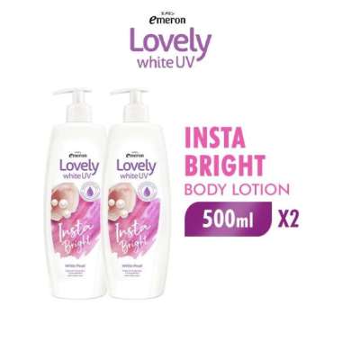 Emeron Lovely Insta Bright Body Lotion [500 mL] Twinpack