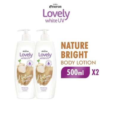 Emeron Lovely Nature Bright Body Lotion [500 mL] Twinpack