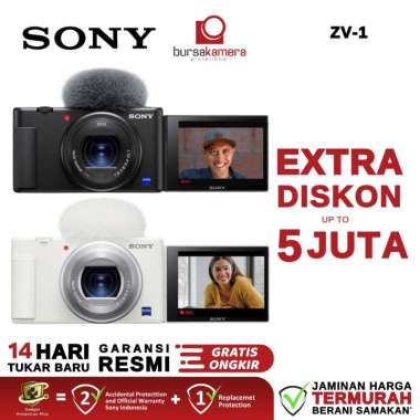 Sony ZV-1 Digital Camera Digicam Garansi Resmi WHITE