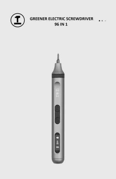 GREENER Mini Electric Screwdriver Kit Set 96in1 - Obeng Mini Presisi
