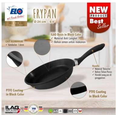 ELO GERMANY FRY PAN ALUCAST 24 CM WAJAN ANTI LENGKET
