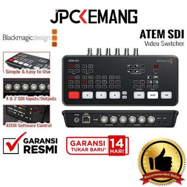 JPC KEMANG Blackmagic Design ATEM SDI Live Production Video Switcher for Broadcast Black Magic ATEM 