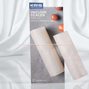 Kris Vacuum Sealer Refill 28x500cm Kantong Vakum Plastic 2 Roll Plastik Pengemas Vacuum Isi Ulang Kr