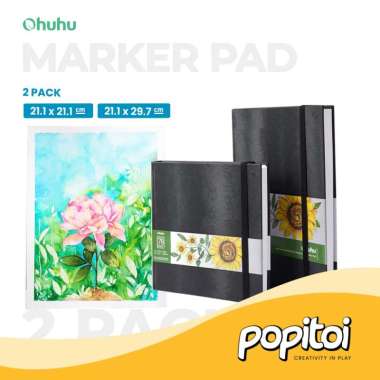 OHUHU Marker Pads Art Sketchbook 2 Pack at 78 Sheets