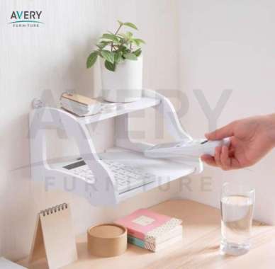 Avery - PRO 009 - Rak Dinding WIFI / Rak Dinding Desktop Storage Minimalis