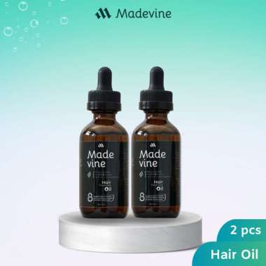 2 Pcs Madevine Hair Oil Serum Penumbuh Rambut Pria Wanita 60ml