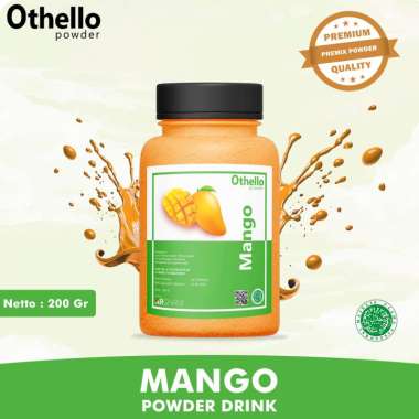 OTHELLO Powder Drink Bubuk Minuman Rasa Mango/Mangga 200 gram Serbuk Manis Premium Halal Kekinian Ki