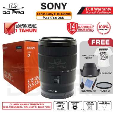 Sony E 18-135mm f3.5-5.6 OSS Sony E 18-135 mm OSS Garansi Resmi PAKET BONUS