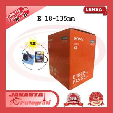 Sony E 18-135mm f3.5-5.6 OSS Sony E 18-135 mm OSS Garansi Resmi PAKET BONUS
