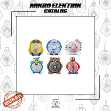 Kipas Angin Karakter / Mini Fan / Box Fan Sanex Lucu Hello Kitty