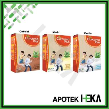 Curcuma Plus Box 350 g - Susu Bubuk Ekstrak Temulawak Vanila