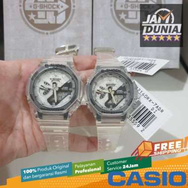 JAM TANGAN COUPLE ORIGINAL CASIO G SHOCK GA-2140RX-7ADR WITH GSHOCK GMA-S2140RX-7ADR 40th ANNIVERSAR