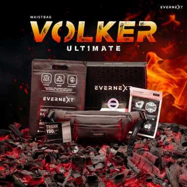 EVERNEXT - TAS SELEMPANG ANTI AIR WAIST BAG WATERPROOF VOLKER SLING BAG PRIA ANTI AIR WAIST BAG DIST