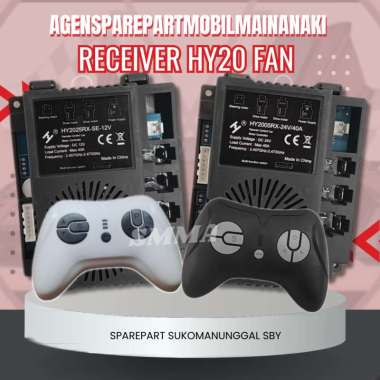 Receiver+Remote Control HY2025RX-SE-12V/24V FAN 40A (BUKAN UNTUK MOBIL DRIFT) mobil aki,pliko,PMB,Wi