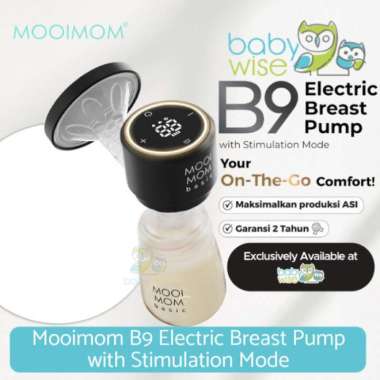 Mooimom B9 Electric Breast Pump with Stimulation Mode - Pompa ASI