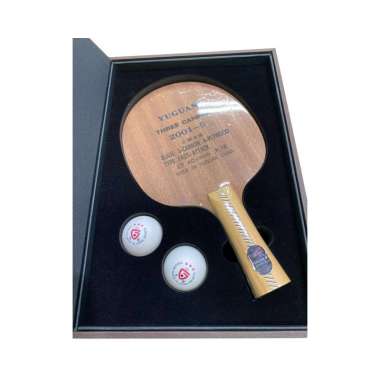 BARU Kayu Pingpong Tenis Meja Yuguan 2001-5 Kotak Coklat 3 Carbon