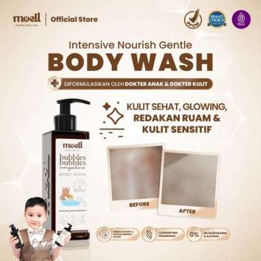 Moell Physical Sunscreen Anak dan Bayi SPF 50 PA ++++ 30 ml Water Resistant Anti UV Shield Baby SunB