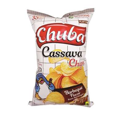 CHUBA - Cassava Chips - Kemasan JUMBO FLAT BBQ