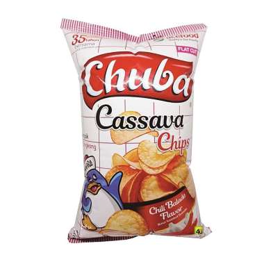 CHUBA - Cassava Chips - Kemasan JUMBO FLAT BALADO