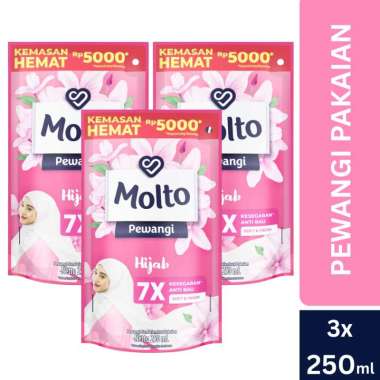 Molto Floral Shower Pewangi & Pelembut Pakaian [250 mL] isi 3 Pcs