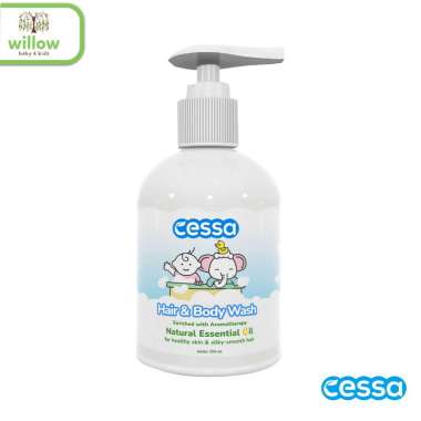 Sabun Bayi - Cessa Hair & Body Wash 250Ml Pump