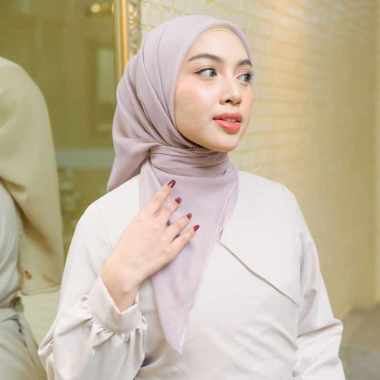 Lozy Hijab - Kirana Paris Plain Japan (Hijab Paris Japan Premium) Lilac Purple