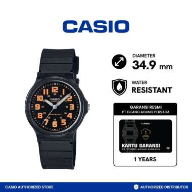 Casio MQ-71-4BDF Jam Tangan Pria Black red
