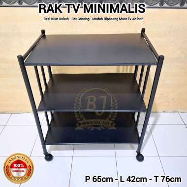 Rak Tv Minimalis / Meja Tv / Bufet Bahan Besi Kokoh