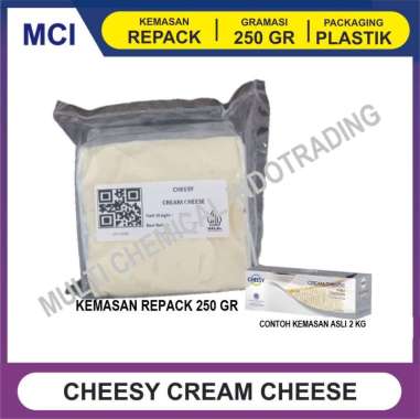 CHEESY CREAM CHEESE REPACK 250 GR / KRIM KEJU