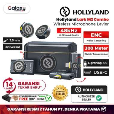 Hollyland Lark M2 Wireless Lavalier Microphone M 2 Garansi Resmi TX Only