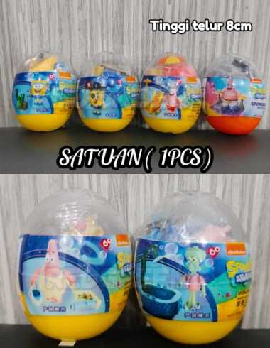 Block trendy sound spongebob SquarePants- twisted egg mix & music party (random satuan)