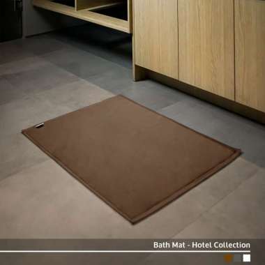 Keset Handuk / Bath Mat 50x75 cm - Hotel Collection Cokelat