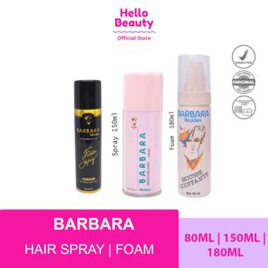 BARBARA HAIR FOAM, MOUSSE & SPRAY - Styling Rambut STYLING SPRAY 150ML