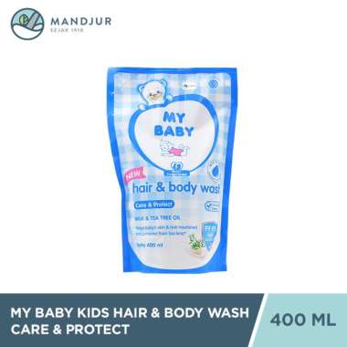 My Baby Hair & Body Wash Care & Protect Refill 400 mL - Shampoo dan Sabun Bayi