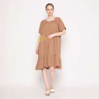 EFD111 DRESS BUSUI FRIENDLY/ BAJU JUMBO/ DRESS LONG/ DRESS KANTOR/ DRESSS PESTA DRESS BODICON SCUBA 