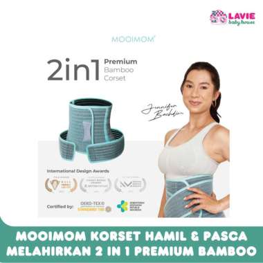 MOOIMOM Korset Hamil & Pasca Melahirkan 2 in 1 Premium Bamboo | Korset Medis S