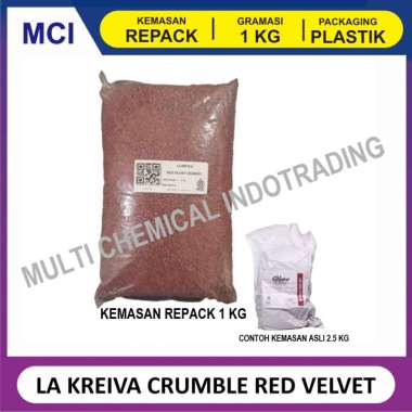 REPACK - RED VELVET LA KREIVA CRUMBLE FINE TOPPING 1 KG