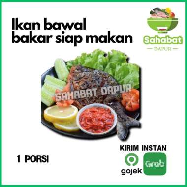 Ikan Bawal Bakar Paket Sambal Lalap - Sahabatdapur